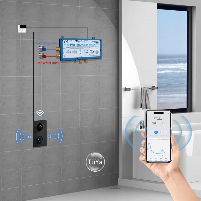 App Home Improvement - خلاط دش رقمي مع نظام تحكم