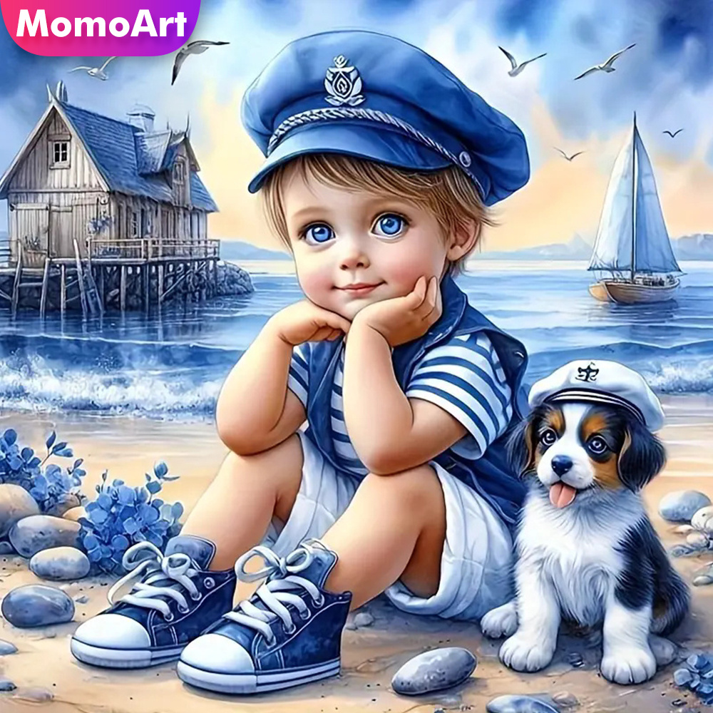 Home Improvement Kids - Momoart كامل الماس اللوحة طفل صبي