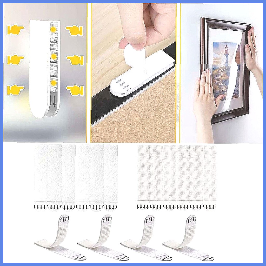 12 زوجًا من شرائط تعليق الصور  - مراجعة Picture Hanging Strip وسعره