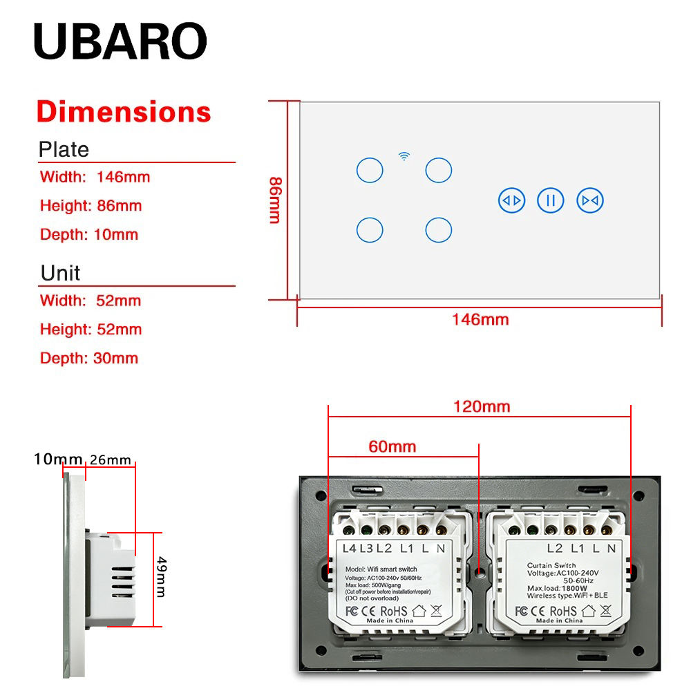 UBARO الاتحاد الأوروبي نوع مفت - مراجعة App Home Improvement وسعره